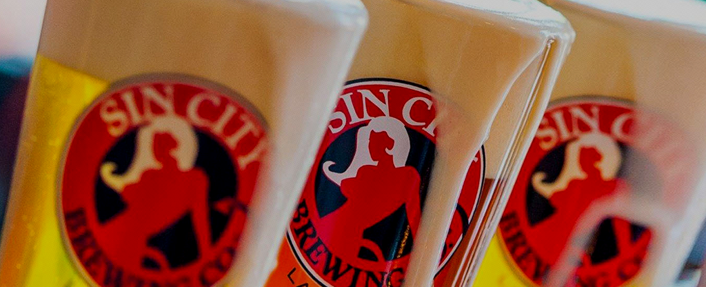 Custom beers brewed at Sin City Brewing Company in Vegas