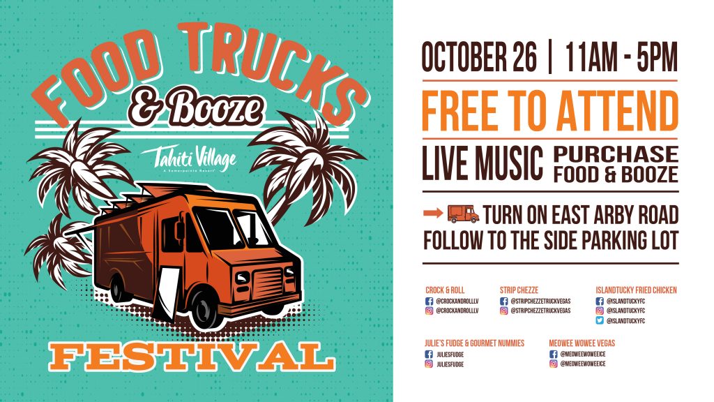 Food Truck & Booze Festival Las Vegas Tahiti Village Resort & Spa