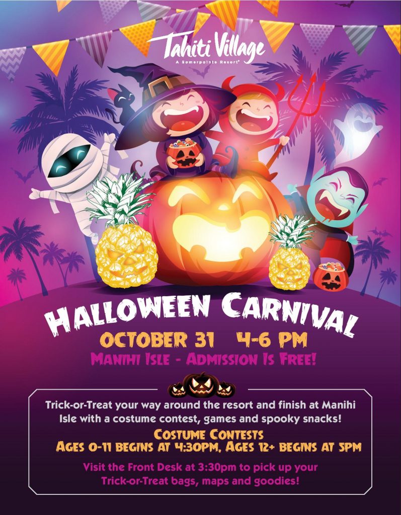Halloween events Las Vegas Tahiti Village Resort