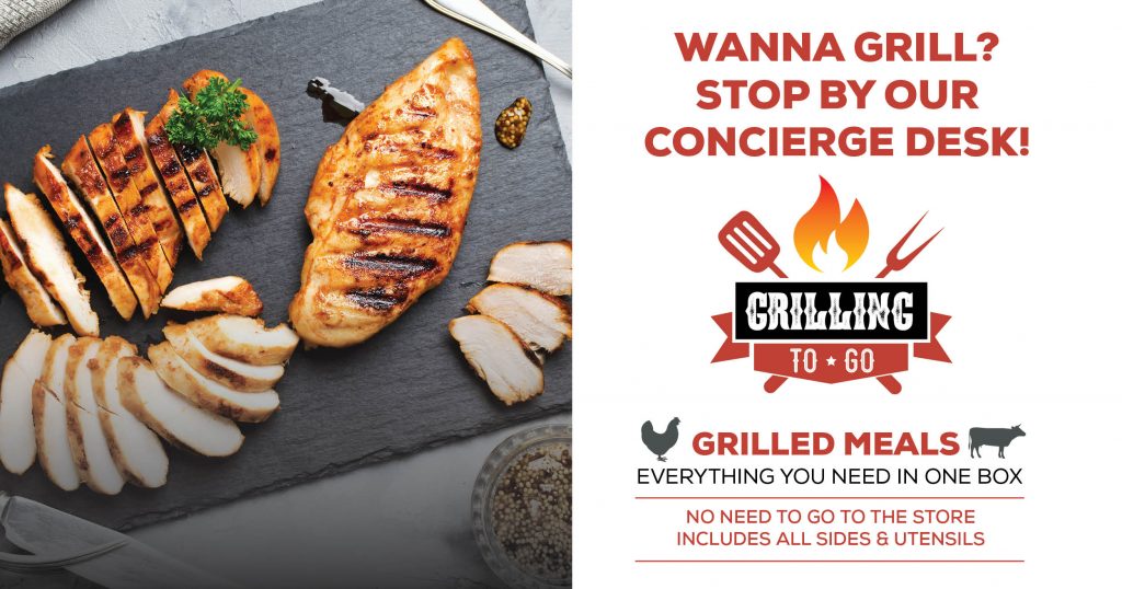 grilling to go