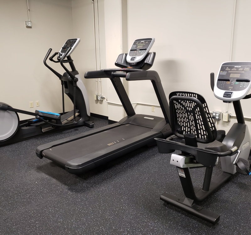 Fitness Center Treadmill and Eliptical